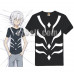 New! To Aru Majutsu no Index Scientific Railgun Accelerator T-shirt Black Tee Cosplay Costume 
